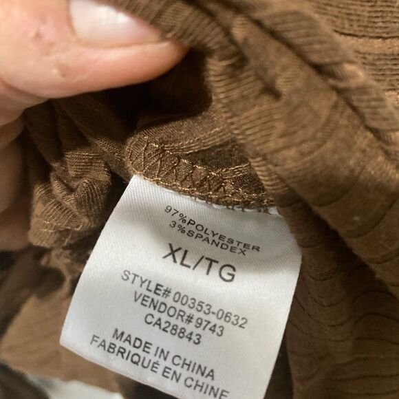 Eclipse brown rushed body suit - Picture 7 of 7